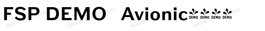 FSP DEMO   Avionic字体转换